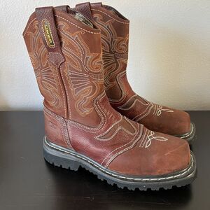 CEBU Men's Rodeo Work Boot Size 7 Brown